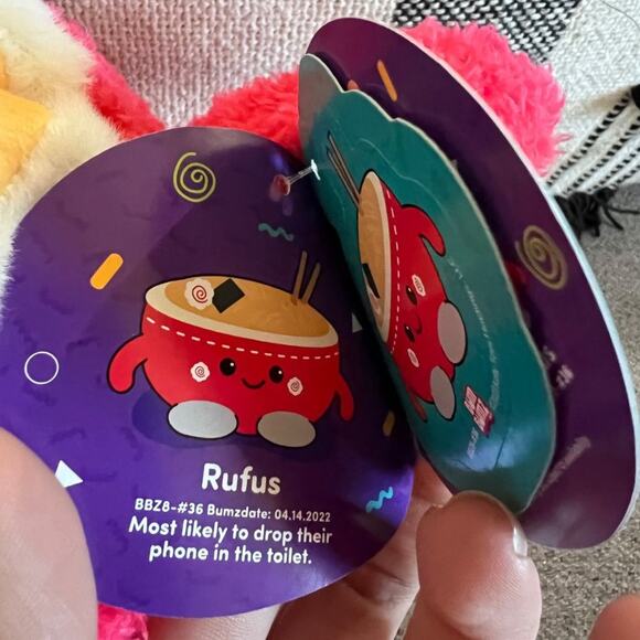 NWT Rufus the Ramen Bowl BumBumz TakeoutBumz 8” - Picture 5 of 6